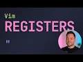 Registers Explained - Vim Tips Tricks