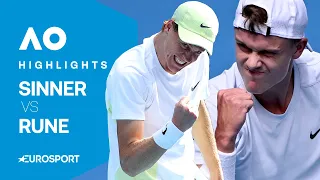 Jannik Sinner vs Holger Rune | Round Four | Australian Open 2025 Extended Highlights 🇦🇺
