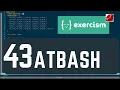 exercism io 43 atbash