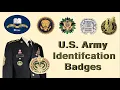 Army Identification Badges Presidential Identification Badge Army Staff Badges Army Badges