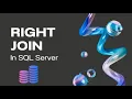 RIGHT OUTER JOIN in SQL Server Explained with example SQL Server Joins Tutorial for Beginners