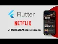 Flutter UI Redesign Netflix Speed Code - Movie Screen