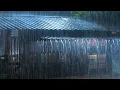 Download Lagu 🔴 Listen \u0026 Sleep Immediately with Heavy Rain and Roaring Thunder Sounds on a Tin Roof at Night