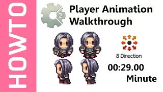 Constructor 2 Direction Based Sprite Animetion