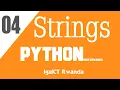 IgaICT Rwanda 04 - Strings Muri Python Programming Kinyarwanda 2020