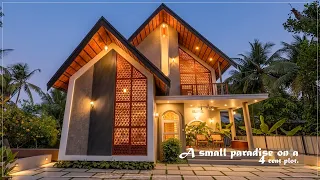 A little paradise on 4 cent plot | Modern Tropical Dream Home Tour