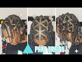 Clean Triangle Parts Men s Individual Braids Step by Step