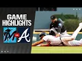 Marlins vs. Braves Game Highlights (4/24/24) | MLB Highlights