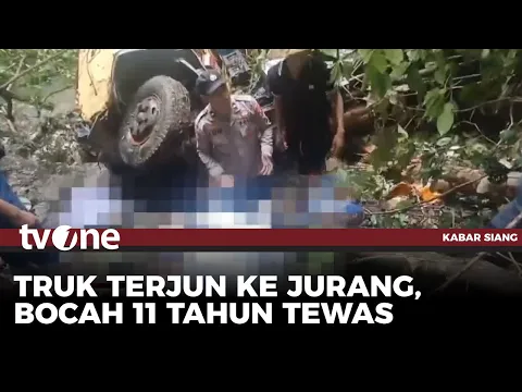 Truk Bawa Satu Keluarga Terjun ke Jurang di Buton Utara