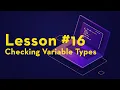 JavaScript for Beginners Checking Variable Types
