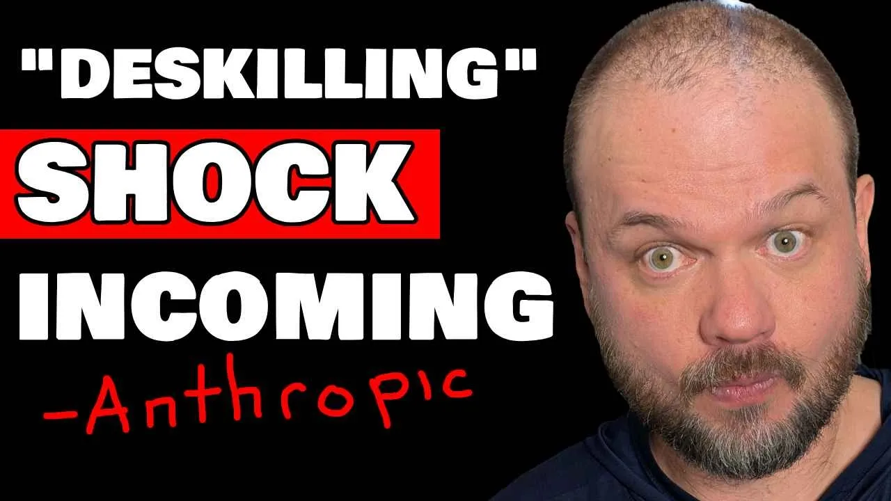 "Deskilling" Shock is Coming | Anthropic Economic Report