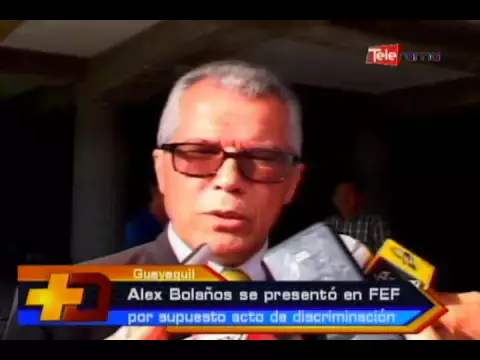 Alex Bolaños se presentó en FEF por supuesto acto de discriminación
