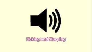Licking And Slurping Eating Sound Effect 