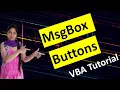 MsgBox Buttons Different Styles of Buttons on MsgBox MsgBox in VBA VBA Tutorial