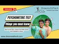 Psychometric Test - Things you must know