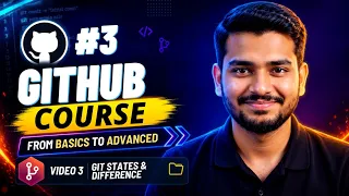 Version Control Branching and Git States Explained Git GitHub Course for Beginners