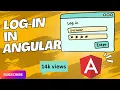 Angular login page angular tutorial angular tutorial for beginners