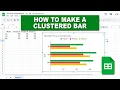 How to make a clustered bar graph in Google Sheets