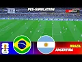 Brazil vs Argentina | FIFA World Cup 2026 | Final | PES 21 Simulation
