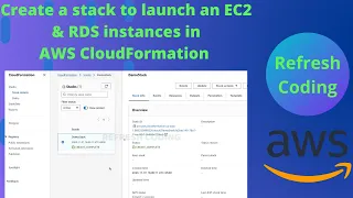 AWS CFT Create a stack to launch an EC2 RDS instances in AWS CloudFormation