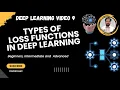 What Are Loss Functions in Deep Learning MSE MAE Cross Entropy Explained Simply