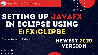 How to Set Up JavaFX to work in Eclipse Newest 2020 version JavaFX Beginner Tutorial