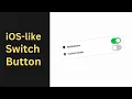How To Design Apple iOS Switch Button Using HTML and CSS