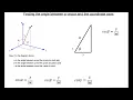 Vectors in 3D - Finding the angle between a vector and each of the 3D coordinate axes x y and z