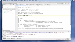 10 Min Tutorials on Opening a File Dialog Box from Python for file Save or Open