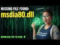msdia80 dll Missing Fix Debugger Symbol Errors