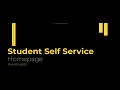 myUCF Student Self Service Homepage