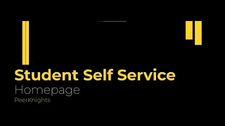 myUCF Student Self Service Homepage