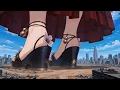Giantess Growth animation anime fight