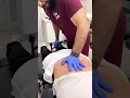 Sciatic pain holding you back Check out this chiropractic session for low back pain sciatica