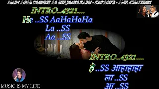 main agar saamne karaoke with scrolling lyrics eng u0026 