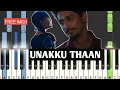 Download Lagu Unakku thaan song _ Piano notes _sidharth _Santhosh Narayanan