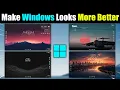 How To Customize Windows 11 - Windows 11 Customization 2026 How to Use Rainmeter