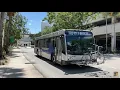 Broward County Transit Bus 101 US 1 Breeze Departure Aventura Mall 2018 Gillig BRT 40