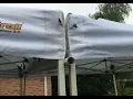 Marquee Gutter with PVC Pipe