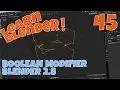Blender 2 8 Boolean - Is Anything Different Does it matter Learn to Use It Here