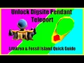 Digsite pendant unlock teleport to Lithkren Fossil island OSRS