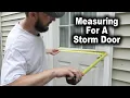 How to Measure for a Storm Door Andersen Storm Door 400 Series The Fixer Clips