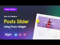 JetElements How to Create a Posts Slider Using Posts Widget
