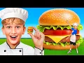 Download Lagu Cooking GIANT vs TINY Food Challenge!