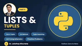 Python Full Course for Beginners Part 5 - Lists Tuples Explained