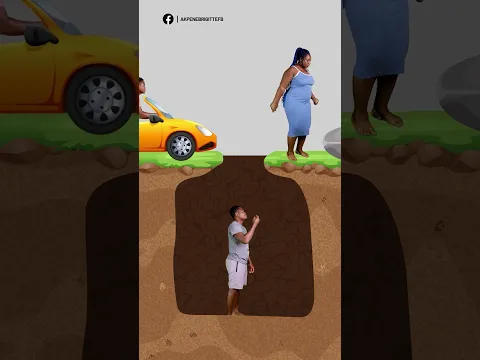 She really left him in the pit! 😂 #funny #couplegoals #shorts