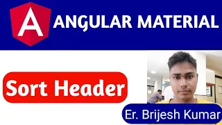 Mat Sort Header Angular Material Sort Header tutorial Sort Header