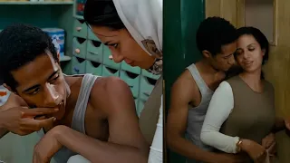 خلص اكل وورايا عالمخزن شوف محمد رمضان عمل ايه مع نسرين امين في المخزن 