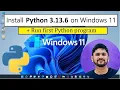 How to install Python 3 13 6 on Windows 11 Amit Thinks