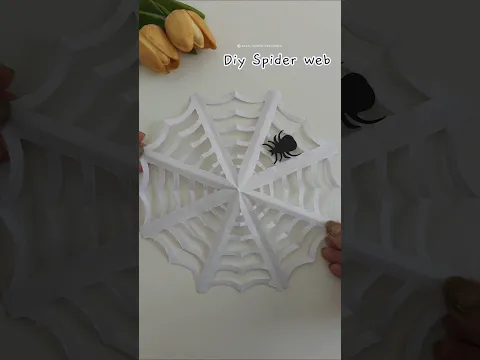 Spider Web HALLOWEEN Craft Ideas for kids!